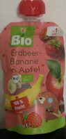 Bio Fruchtmark Apfel Erdbeere Banane