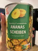 Sliced pineapple