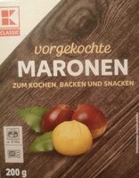 Vorgekochte Maronen