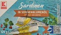 Sardinky z kůži a kostmi je slunečnicový olej