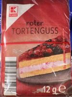 Roter Tortenguss