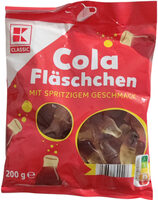 K-Classic Cola Fläschchen mit spritzigem Geschmack