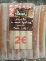 Würstchen mit zarter eigenhaut