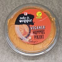 Vaganer hummus pikant