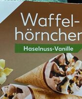 Waffelhörnchen Haselnuss-Vanille