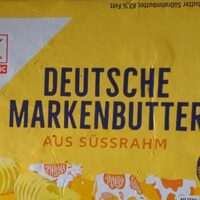 Deutsche Markenbutter Süßrahm