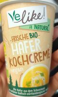 Frische Bio Hafer Kochcreme