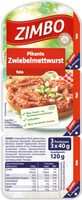 Pikante Zwiebelmettwurst