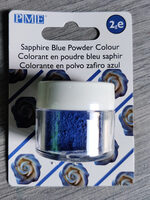 Colorant en poudre bleu saphir