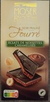 Noir praliné fourré éclats de noisettes caramélisés