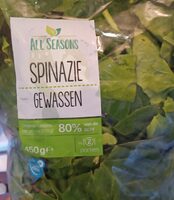 Spinazie gewassen