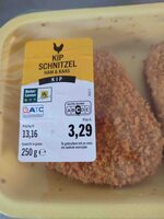 Kipschnitzel ham en kaas