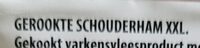 Gerookte schouderham