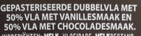 Dubbelvla vaille en chocolade