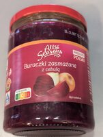 Buraczki zasmażane z cebulą