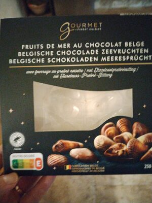 Fruits de Mer au Chocolat Belge / Belgische Chocolade Zeevruchten / Belgische Schokoladen Meeresfrüchte