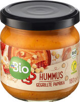 Hummus gegrillte Paprika