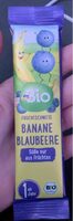 Fruchtschnitte Banane Blaubeere