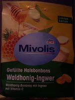 Gefüllte Halsbonbons Waldhonig - Ingwer