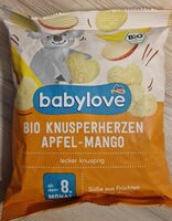Bio knusperherzen Apfel - Mango