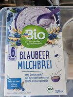 Blaubeeren milchbrei