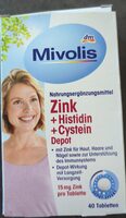 Mivolis | Nahrungsergänzungsmittel | Zink+ Histidin + Cystein Depot