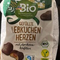 Gefüllte Lebkuchen Herzen