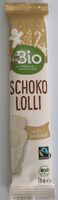 Schoko Lolli - weiße Schokolade
