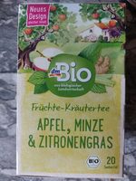 Früchtetee Apfel, Minze u. Zitronengras