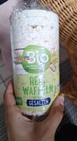Reiswaffeln mit Sesam gesalzen