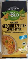 Veganes Geschnetzeltes Curry-Style