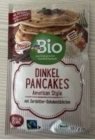 Backmischung Dinkel Pancakes mit Zartbitter-Schokostückchen, American Style