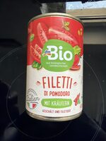 Tomatenfilets geschält, Filetti mit Kräutern