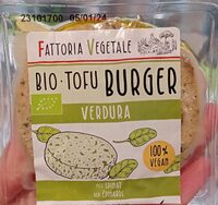 Bio tofu burger verdura