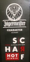 Jägermeister Charakter Scharf Hot Ginger