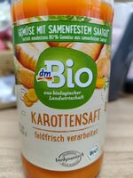 Karottensaft feldfrisch verarbeitet