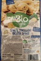 Dinkel Tortelloni Ricotta Spinat