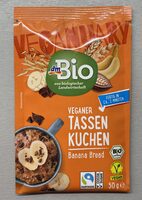 Veganer Tassenkuchen Banana Bread