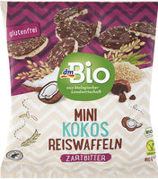 Mini Kokos Reiswaffeln Zartbitter