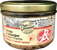 Terrine de campagne au piment d'Espelette