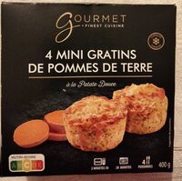 4 minis gratins de pommes de terre à la patate douce