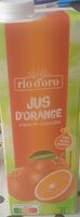 Jus d'orange à base de concentré
