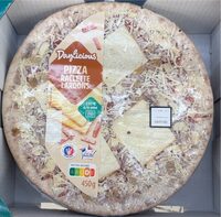 Pizza raclette lardons