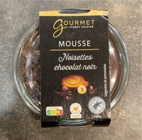 Mousse noisettes chocolat noir