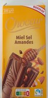 Chocolat au lait aux amandes caramélisées au miel et au sel