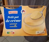 Petit pot de crème saveur vanille