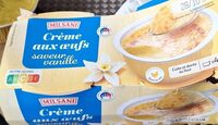 Crème aux œufs saveur vanille