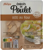 Eminces de Poulet Rôti au Four