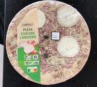 Pizza chèvre lardons