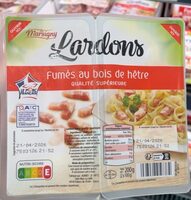 Lardons fumés au bois de hêtre